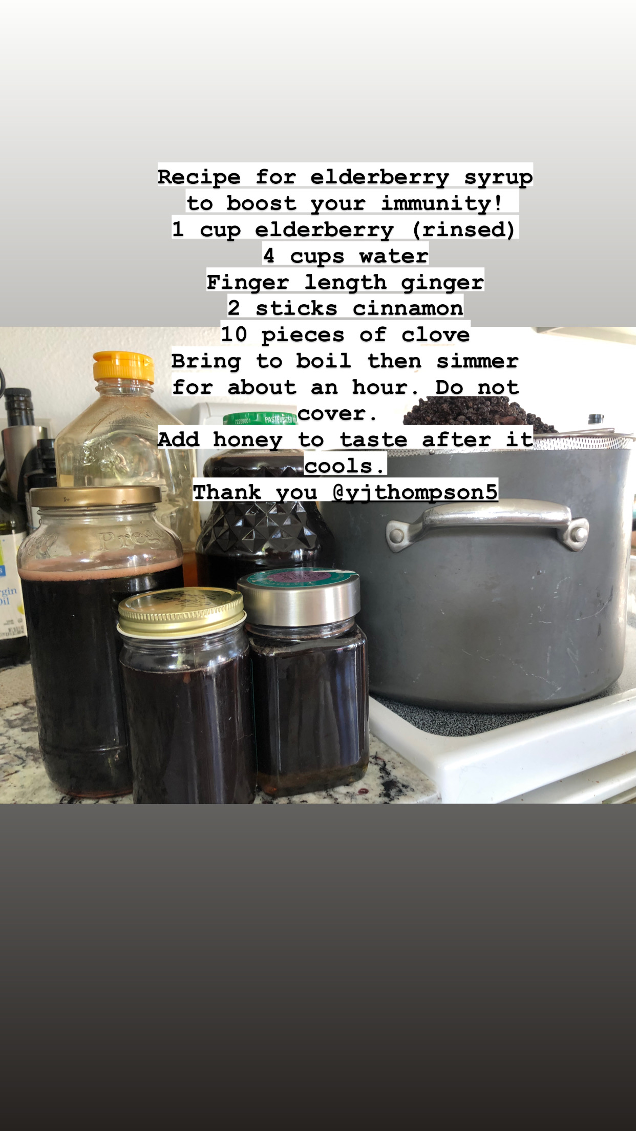 elderberry syrup recipe