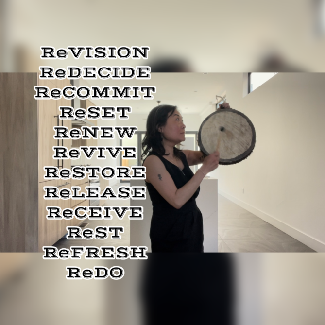 Revision redecide Renew thuy dam space clearing drumming